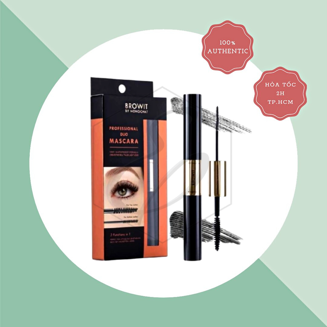 Chuốt mi 2 đầu Browit By NongChat Professional Duo Mascara